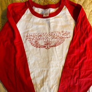 Black Crowes Raglan 3/4 Sleeve Concert T-Shirt Circa 2005